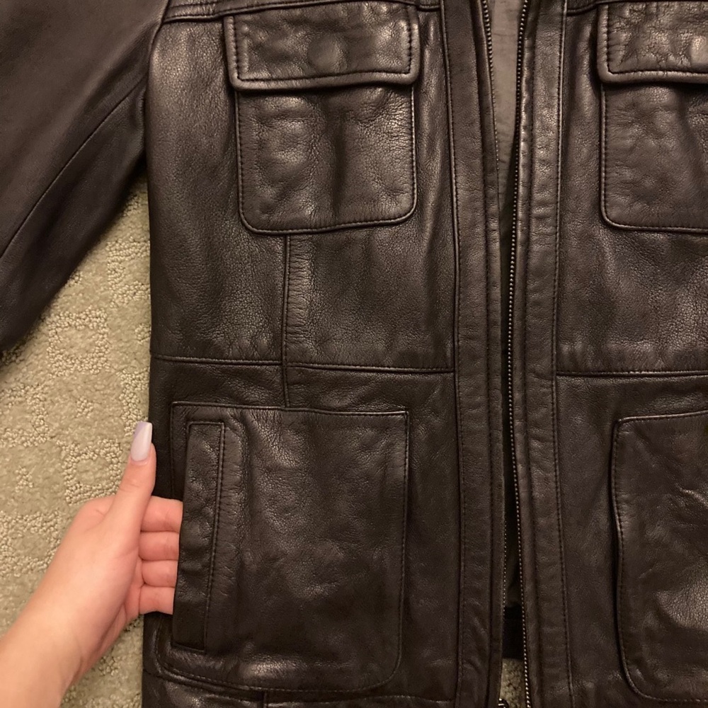 Gap Leather Jacket - image 6